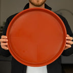 10 Pack Plant Saucer 20 Inches Plastic Drip Trays to Catch Water, Red - Image 5