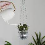 Bubblegum Stuff Disco Ball Hanging Planter (4 in) - Hanging Planters for Indoor Plants - Spherical Shaped Plant Pots with Mirrored Exterior - Available in 4-inch, 6-inch and 8-inch Sizes…… - Image 5