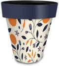 Briarwood Lane Citrus And Vines Large Planter, 15" X 15" X 14", White, Indoor/Outdoor by BriarwoodLane