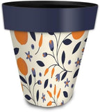 Briarwood Lane Citrus And Vines Large Planter, 15" X 15" X 14", White, Indoor/Outdoor by BriarwoodLane