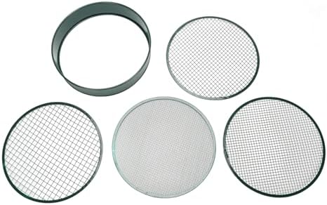 SIXRUN Soil Sieve, 12 Inch Gardening Sieve with 4 Interchangeable Mesh Sizes 3mm 6mm 9mm 12mm, for Bonsai Compost Sand Rock Sifting - Image 6