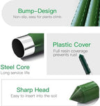 Garden Stakes 7ft, Metal Plant Stakes 7 Feet for Gardening and Farm, 84" Plastic Coated Plant Support for Tomato, Cucumber, Bean, Flower, Potted and More Climbing Plants - Image 3