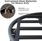18 Inch Metal Plant Caddy with Wheels Heavy Duty,Large Rolling Plant Stand Indoor Outdoor Use,Round Plant Dolly with Heavy Casters,Rust-Proof Plant Roller Tray for Big Planters Pots,1-Pack - Image 6