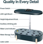 Indoor Garden Hydroponics Growing System12 Pods Plant Germination Kit Aeroponic Herb Vegetable Growth Lamp Countertop with LED Grow Light Hydrophonic Planter Grower Automatic Water Circulation (Green) - Image 2