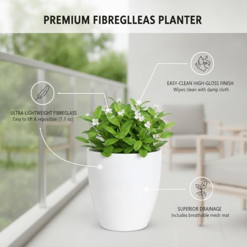 Fiberglass Standing Planter, 1 PC - Image 4