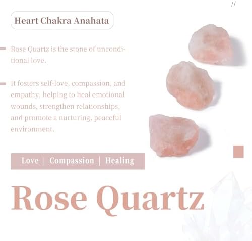 SUNYIK Natural Rose Quartz Tea Light Candle - Image 2