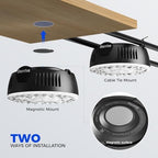 Barrina Orbgrow OG09 Puck Grow Light, 36W(4 x 9W), 5000K, 4 Packs, Black - Image 6