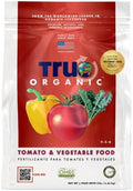 True Organic Tomato & Vegetable Food – Organic Fertilizer for Superior Harvests with 6% Calcium – 8lb Bag Covers 140 sq. ft. by True+Organic