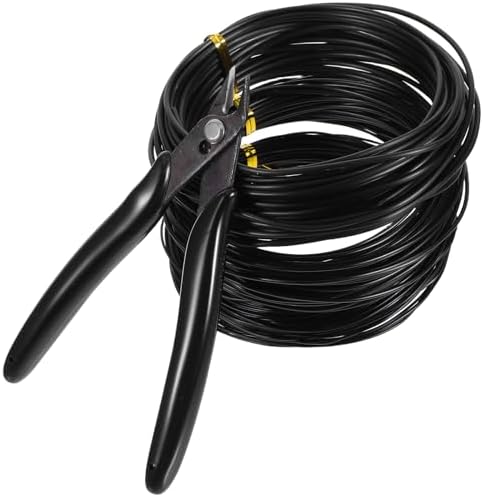 Healeved Anodized Aluminum Bonsai Wire Kit with Cutter, 4 Rolls (1mm, 1.5mm, 2mm) 10m Each, Plant Training Wire for Tree Branch Fixing and Bonsai Shaping Tools for Gardening by Healeved