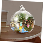 2pcs Glass Hanging Globe Terrarium for Succulents and Plants - Image 3