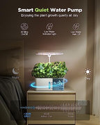 URUQ 8 Pods Hydroponics Growing System Indoor Garden White & 188Pcs Hydroponic Pods Supplies - Image 3