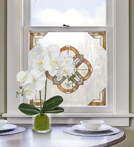 White Orchids Artificial Flowers 16.1" Faux Orchids Plant in Pot Fake Flower Arrangements with Glass Vases Small White Centerpieces for Kitchen Dining Room Tables Bathroom Nightstand Shelf Desk Decor - Image 5