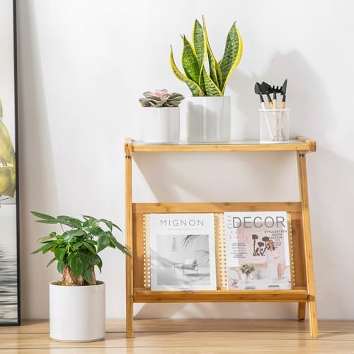 vancasso Ceramic Plant Pots, 4.25+5.25+6.25 Inch Planter Pot with Drainage Hole, Flower Pots for Indoor Outdoor Plants, Set of 3, White - Image 4