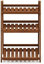 Furinno TIOMAN 3-Tier Ladder Plant Stand Outdoor, Easy Assembly, Natural - Image 5