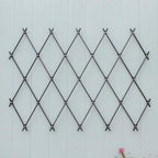 Achla FT-32G Designs Wall Mounted Lattice Garden Trellis, Graphite - Image 2