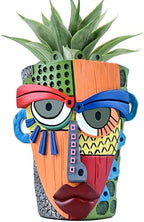 Midogaigai Abstract Face Planter Pots for Indoor Plants & Flowers Deco Gift by Midogaigai