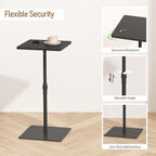 TUTOTAK Tall Side Table, Wide Top End Table, Adjustable Height Drink Table - Image 6