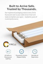 Circle F32T8 4FT Fluorescent Tube 32W 5000K FO32 850 G13 Bi-Pin, 25 Pack - Image 4