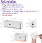 LaLaGreen Indoor Planter Boxes for Plant (7 Pack) Window Flower Box Planter - Image 2