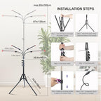 FRGROW 4Head Grow Light with Stand for Tall Indoor Plants, Bonsai Tree - Image 6