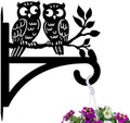 peacoblue Owl Plant Hanger Bracket, Iron Outdoor Hanging Hook by PEACOBLUE