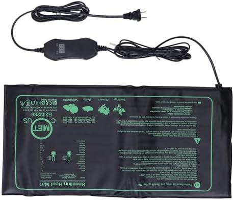 aqxreight Seedling Heat Mat with Digital Thermostat Efficient Versatile Seed Starting Heating Pad for Germination UK Plug The and and Promotin Seedling Heat MatSeedling Heating (US Plug 110V 2.8W) - Image 4