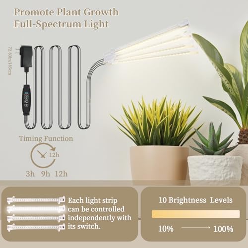 Plant Stand Indoor with Grow Lights - 11 Tiered Plant Shelf with Drawer, 65" Corner Plant Stands for Indoor Plants, Plant Stand for Multiple Plant, Flower Display Rack for Home, Living Room, Patio - Image 2