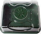 EarlyGrow 70782 Propagator with Tray and Mat, 9" x 21" x 6", Black/Green - Image 4