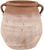Creative Co-Op Large Orange & Whitewashed Terracotta Urn - Image 4
