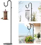 74" Shepherds Hook Stand: Hanging Bird Feeders, Plants, and Wind Chimes by niffgaff