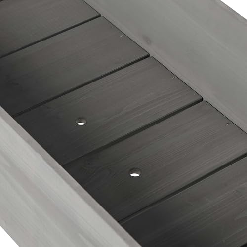 Planter Raised Garden Bed with Legs, Elevated Garden Beds Outdoor, Raised Flower Beds Outdoor, Elevated Planter Box, Vegetable Garden Bed (Grey, 40 * 20 * 31) - Image 4