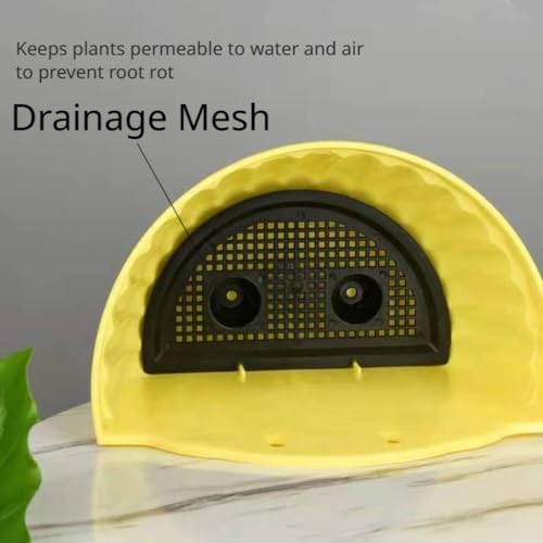4 Pcs Hanging Planters Flower Pot, Colorful Resin Wall Plant Basket Flower Hanger, Indoor Outdoor Detachable Hook Bucket Plants Holder for Garden Balcony Fence Window Trellis Mounted (Multicolour6) - Image 5