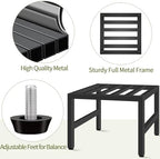 Plant Stand Indoor Outdoor, Heavy Duty Wrought Iron Pedestal Stands 3 Pack - Image 4