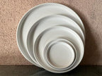 9 inch Matte White Ceramic Plant Saucer Set of 2 with Plant Saucer mat - Image 3