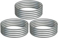 3PCS 3x3x1FT Galvanized Metal Raised Garden Bed,Outdoor Planter Box for Vegetables by Yortrek