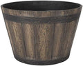 Pt-s056 Whiskey Barrel Planter, Weathered Oak (Pack of 6) by Unknown