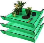 1/3pcs Plant Repotting Mat Waterproof Gardening Pots Transplanting Flower Control Potting Tray Folding Soil Change for Indoor Plant Repotting(3Pcs Green 150x100cm) by Unknown