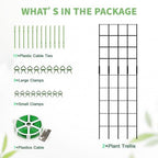 DoCred 59" H Cucumber Trellis, 2 Pack Foldable A Frame Garden Trellis - Image 6