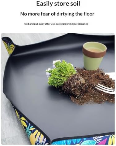 Waterproof Gardening Potting Mat, Floral, 75cm*100cm - Image 4