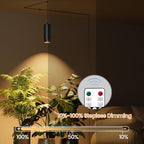 Zoomable Hanging Plant Light for Indoor Plant, Full Spectrum, Black - Image 5