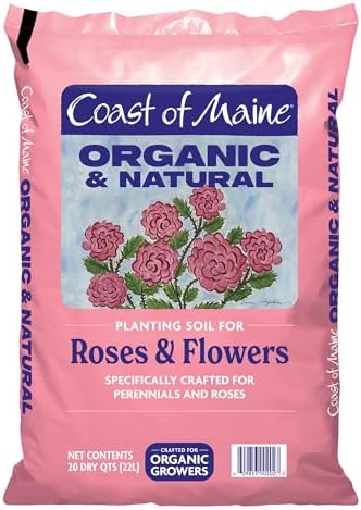 Coast of Maine Roses and Flowers, 20qt (Pack of 4) Organic and Natural Planting Soil for Roses, Annual and Perennial Flowers - Image 3