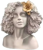 Resin Plant Container Flower Pots with Artistic Head Top Great for Succulents Small Space Gardening Elegant Sappy Flower Pots - Image 6