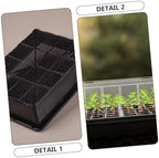 Levemolo 1 Set Reusable Plastic Plant Tray with Humidity Dome Nursery Starter Tray for Seedling Germination for Gardening for Flowers Fruits and Vegetables - Image 7