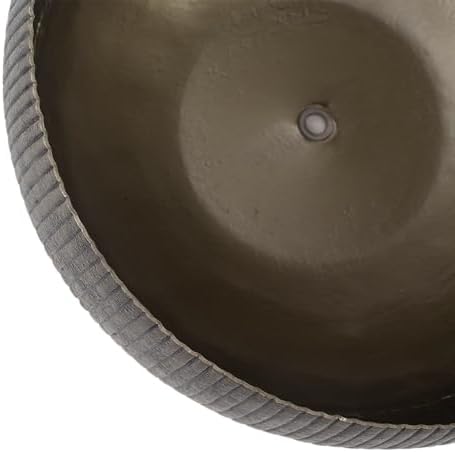 FAB HAB Sow Antique Brass Bowl Metal Planters - Large, Handmade Aluminum Pots for Indoor & Covered Outdoor Spaces, Lightweight Decorative Planters - Image 5