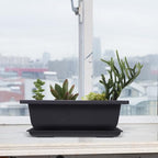 Rectangular Plastic Bonsai Training Pots, 3 Sets Antique Design - Image 6