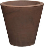 Crescent Garden A118033A Rotational Molded Madison Planter, Rust, 34" by CrescentGarden