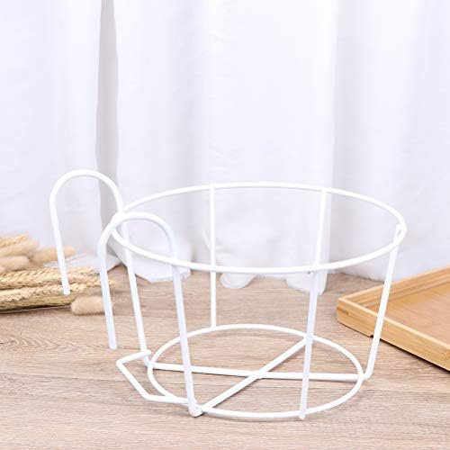4 Pack Hanging Planters for Railings Rail Planter Hanging Baskets Flower Pot Holders Iron Plant Racks Metal Fence Planter Potted Stand Mounted Balcony Plant Baskets Container,Garden Steel Pots - Image 5