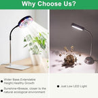 2-Pack Grow Light with Fan,Artificial Sunlight with Gentle Breeze - Image 6