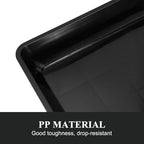 Abaodam 2 Pack Square Plant Saucer 13.77 inch Plant Tray for Potted Plants Plastic Planter Drip Trays for Indoor Outdoor Use Water Catcher to Keep Floors Clean - Image 6