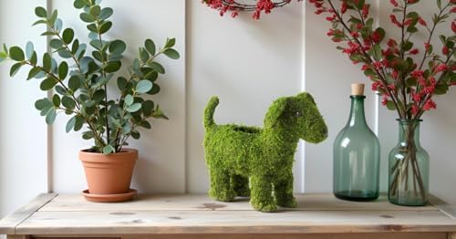 Deco Moss Animals, Puppy, 13in - Image 3
